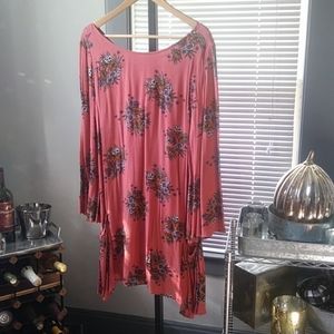 Rust Flowered Tunic by Love - L